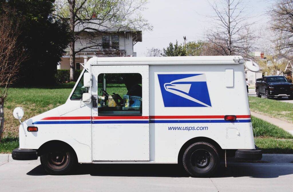 Sandy Alexander's USPS mail guide background.