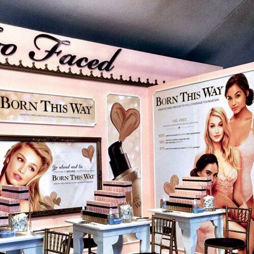 Sandy Alexander's visual experience installation for Too Faced.